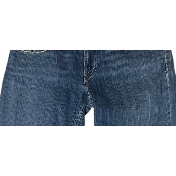 Levis Jeans Juniors 7 Blue 524 Too Superlow Stretch Denim Y2K Low Rise - Picture 8 of 10